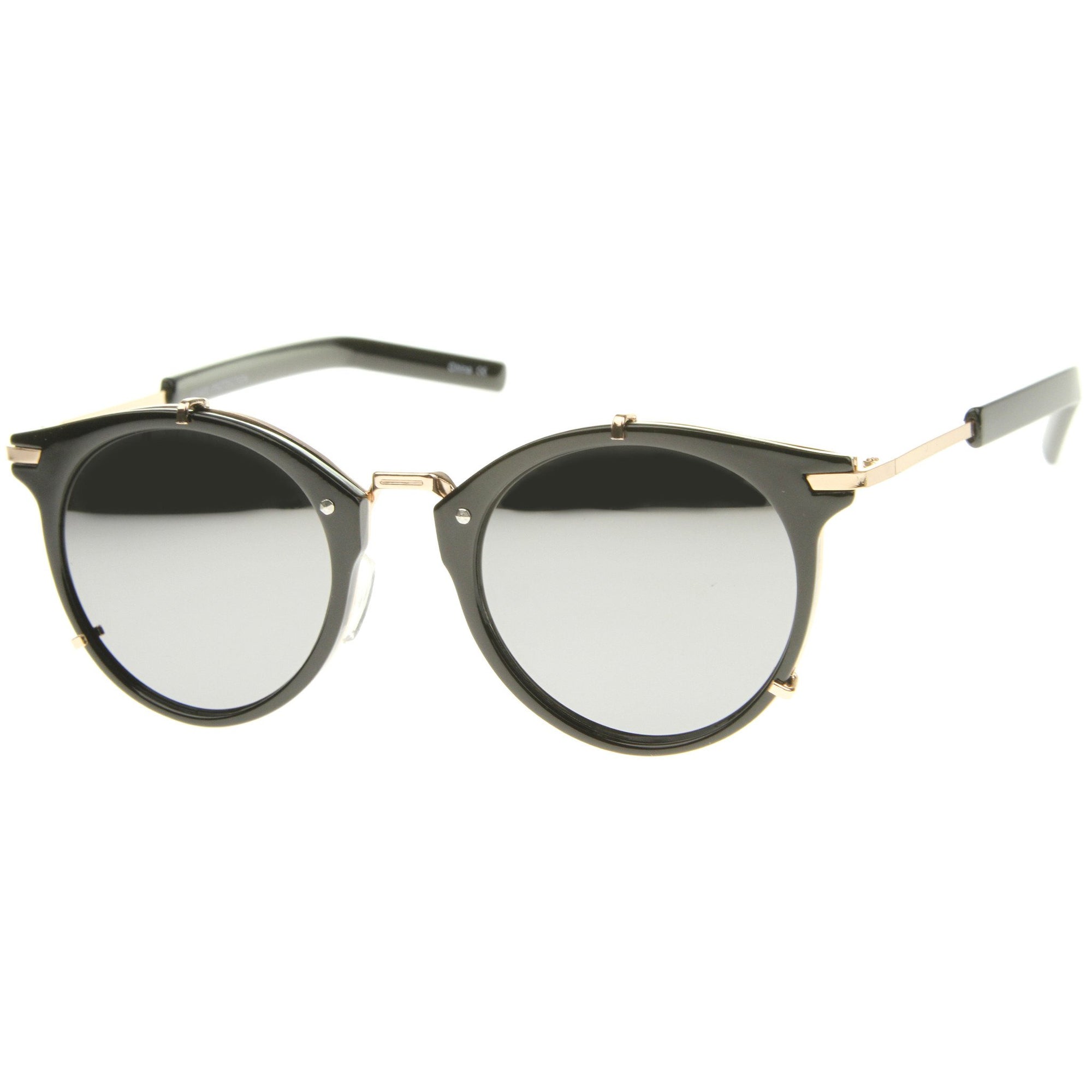 Black Gold Silver Mirror