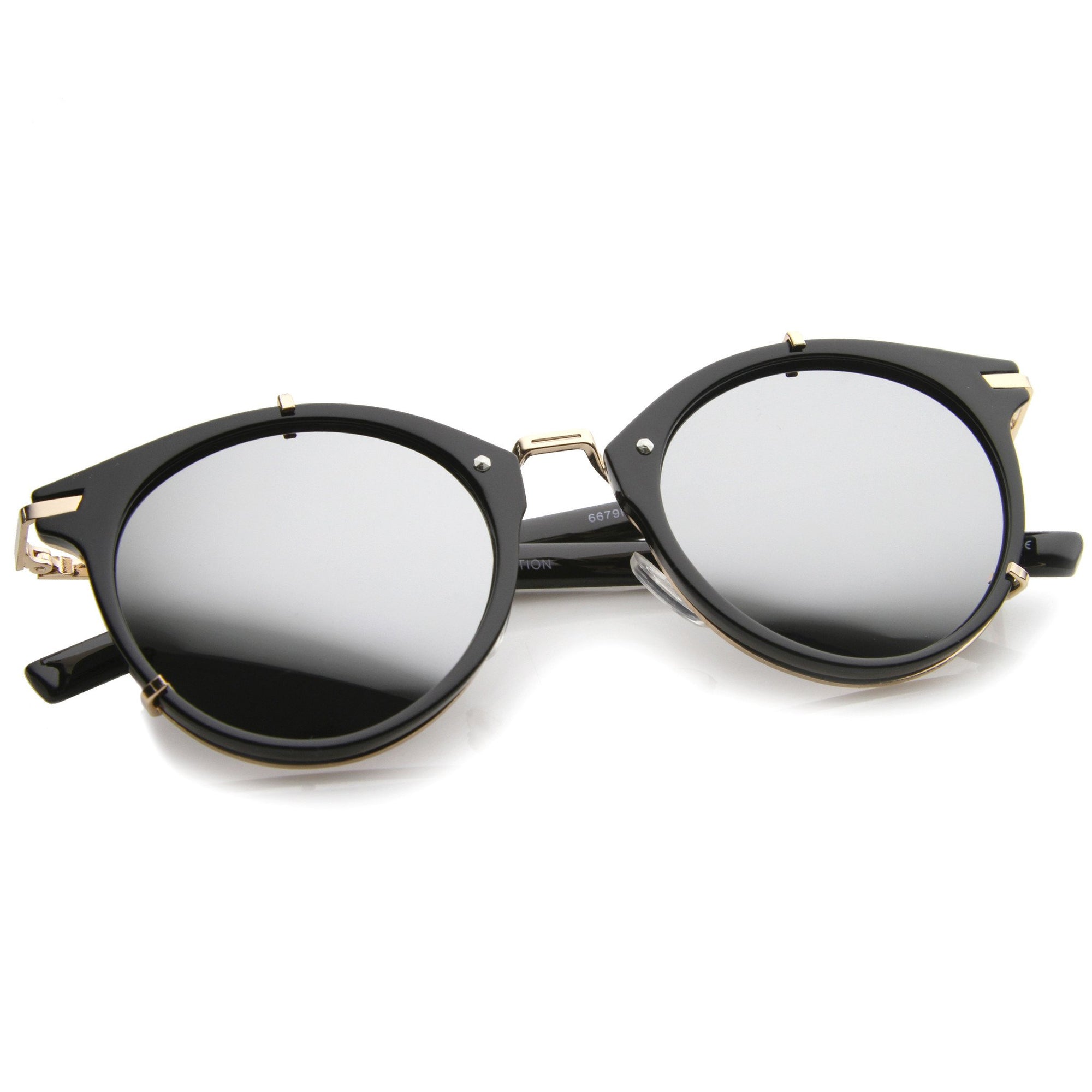 Black Gold Silver Mirror