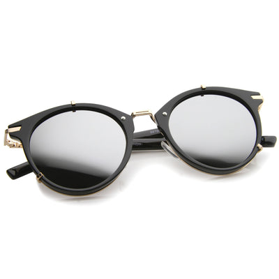 Black Gold Silver Mirror