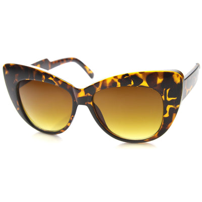 Women's Oversize Cat Eye Butterfly Shape Sunglasses 9974