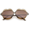 Oversize Novelty Transparent Lip Sunglasses C088