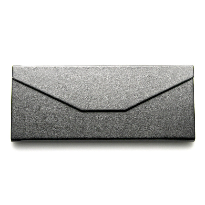 Estuche moderno para gafas de sol triangulares plegables y de perfil bajo
