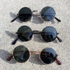 Genuine Steampunk Vintage Round Spectacles Sunglasses 7012