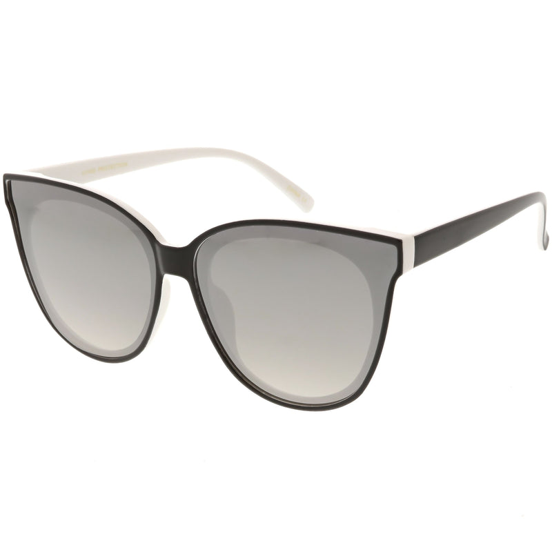 Black White Silver Mirror