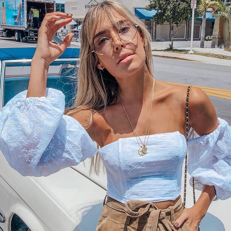 Gafas de lentes transparentes con forma de diamante pequeño, estilo retro, de primera calidad, estilo años 90, C500