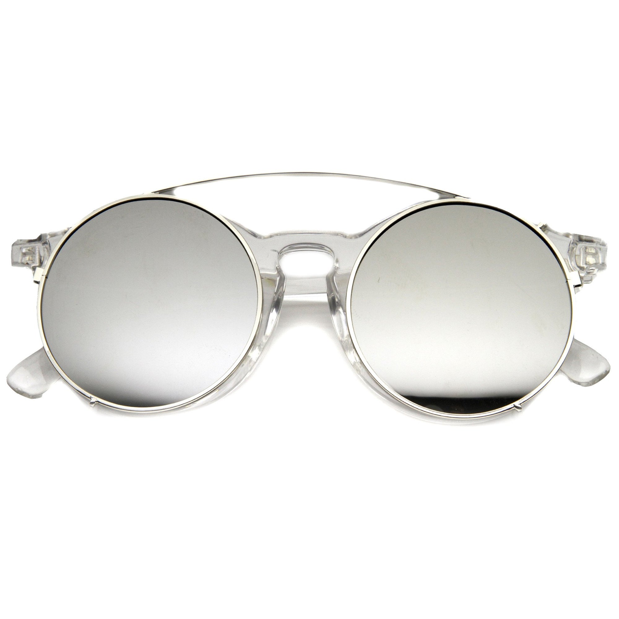 Clear White Silver Mirror