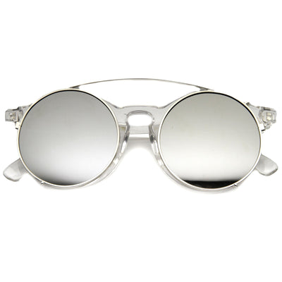 Clear White Silver Mirror