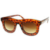 Oversize Thick Frame Designer Inspired Horned Rim Sunglasses 8519