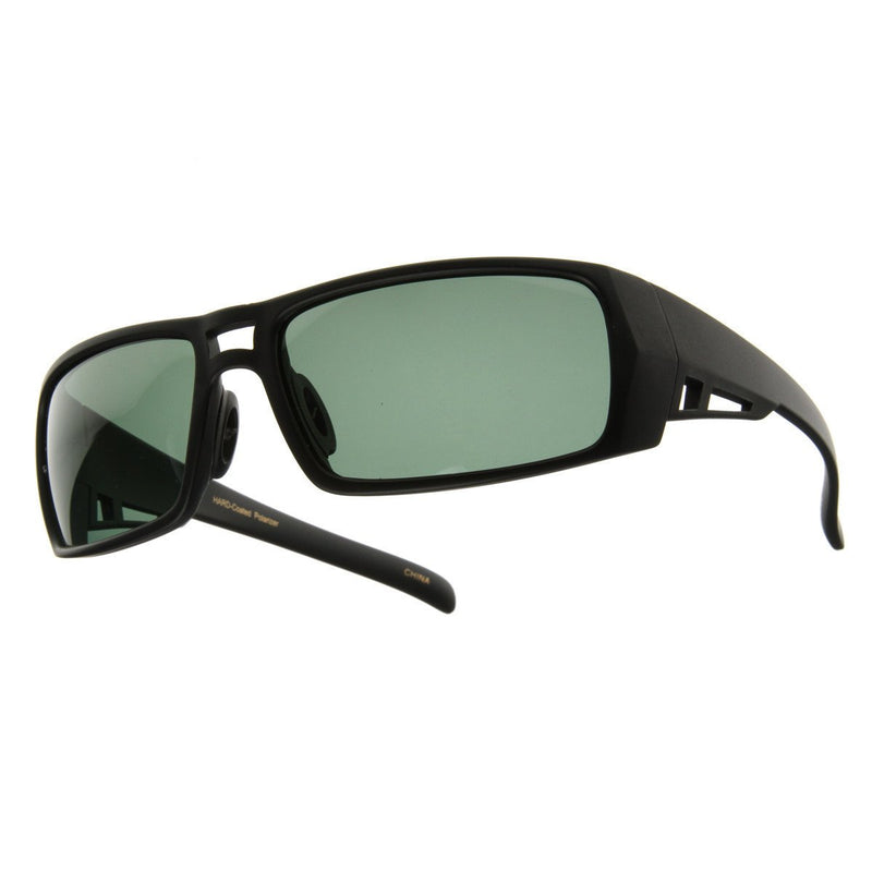 Gafas de sol polarizadas de aviador envolventes para hombre Premium Action Sports 8264
