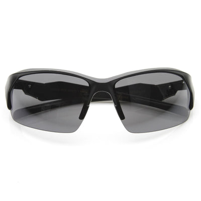 Premium TR-90 Half Frame Semi Rimless Action Sports Mens Sunglasses 9107