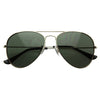 Limited Edition Classic Metal Tear Drop Aviator Sunglasses + Case 1041
