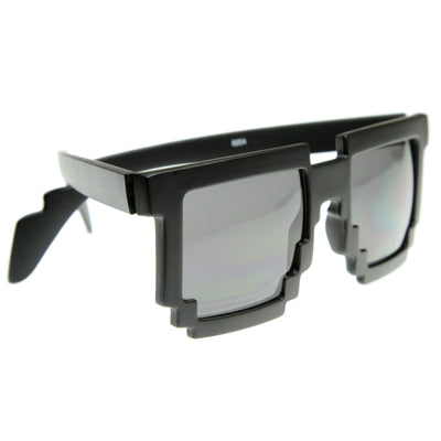 Retro Programmer Gamer Pixelated 8-Bit Nerd Sunglasses 8538
