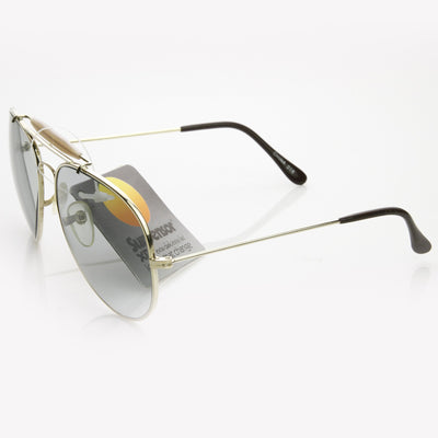 True Vintage Sunsensor XDF Lens Metal Aviator Sunglasses 7221