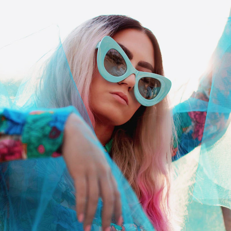 Valley City X zeroUV Aubrey Oversize Cat Eye Sunglasses A535