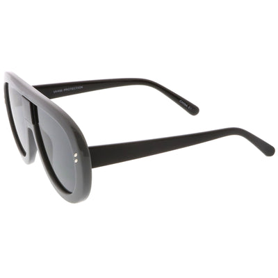 Oversize Bold Retro Modern Disco Aviator Sunglasses C288
