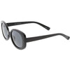 Women's Retro Rounded 1950's Thick Frame Sunglasses C556
