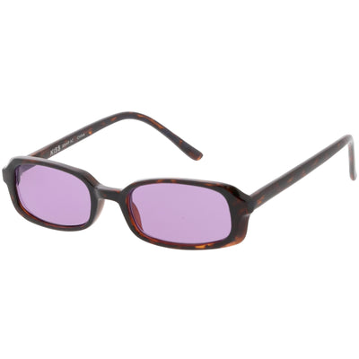 Retro Dead Stock Small Square Color Tone Lens Sunglasses C641
