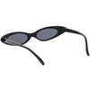 Women's Retro 90's Thin Color Tone Cat Eye Sunglasses C662