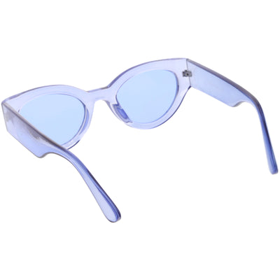 Retro Bold Translucent Color Tone Cat Eye Sunglasses C695
