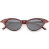 Women's Retro Low Pointed Cat Eye Sunglasses C737