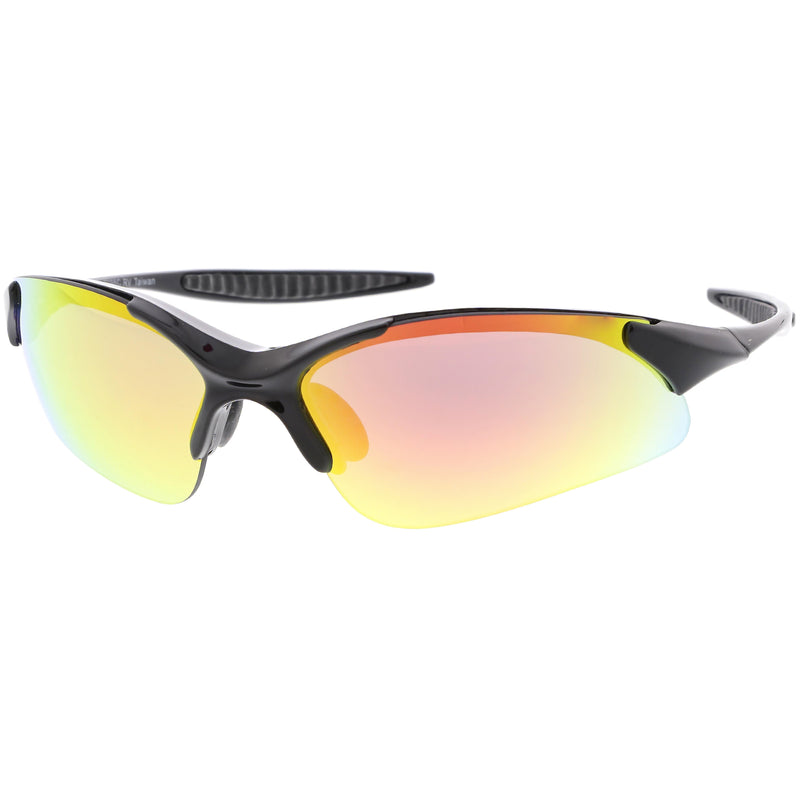 Rendimiento Ciclismo Correr Peso ligero TR-90 Gafas de sol con lentes espejadas C813