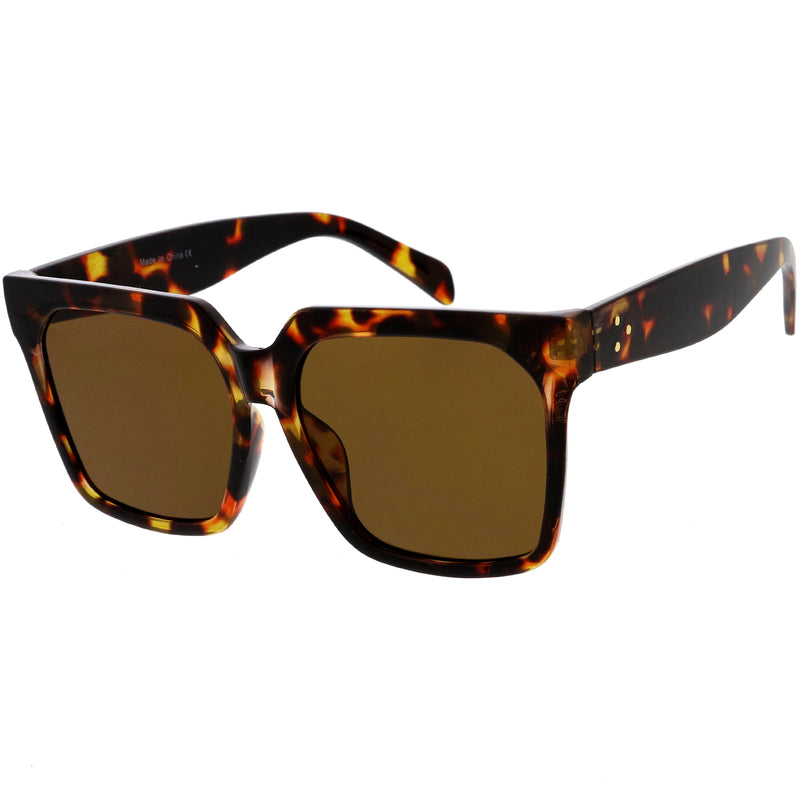 Gafas de sol cuadradas de gran tamaño inspiradas en el diseñador europeo audaz D009