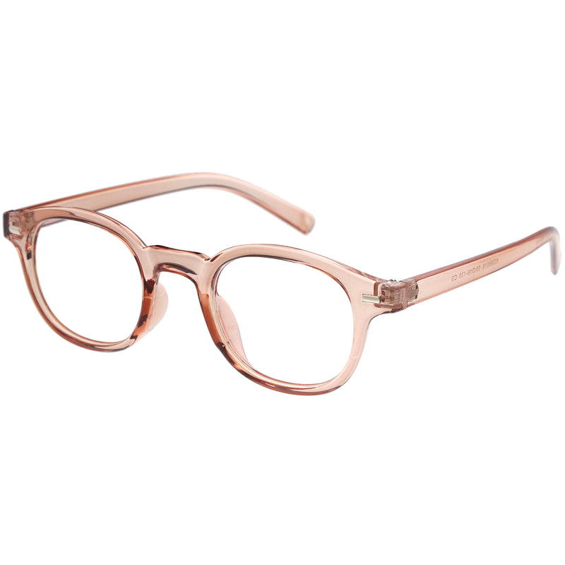 Small Lightweight Everyday Round Blue Light Filtering Glasses D195