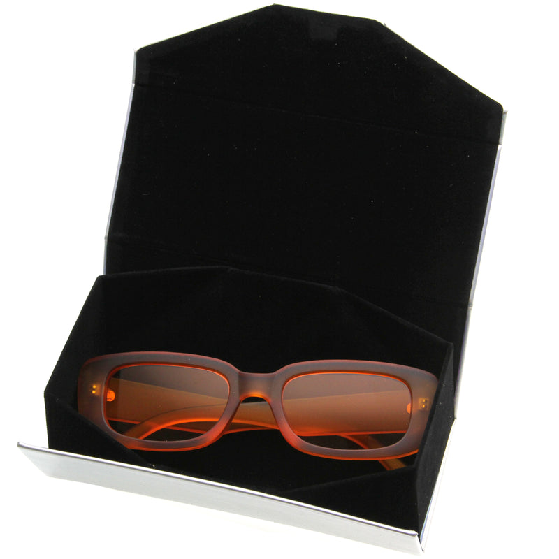 Estuche holográfico para gafas de sol Holo portátil plegable de 6 "D199