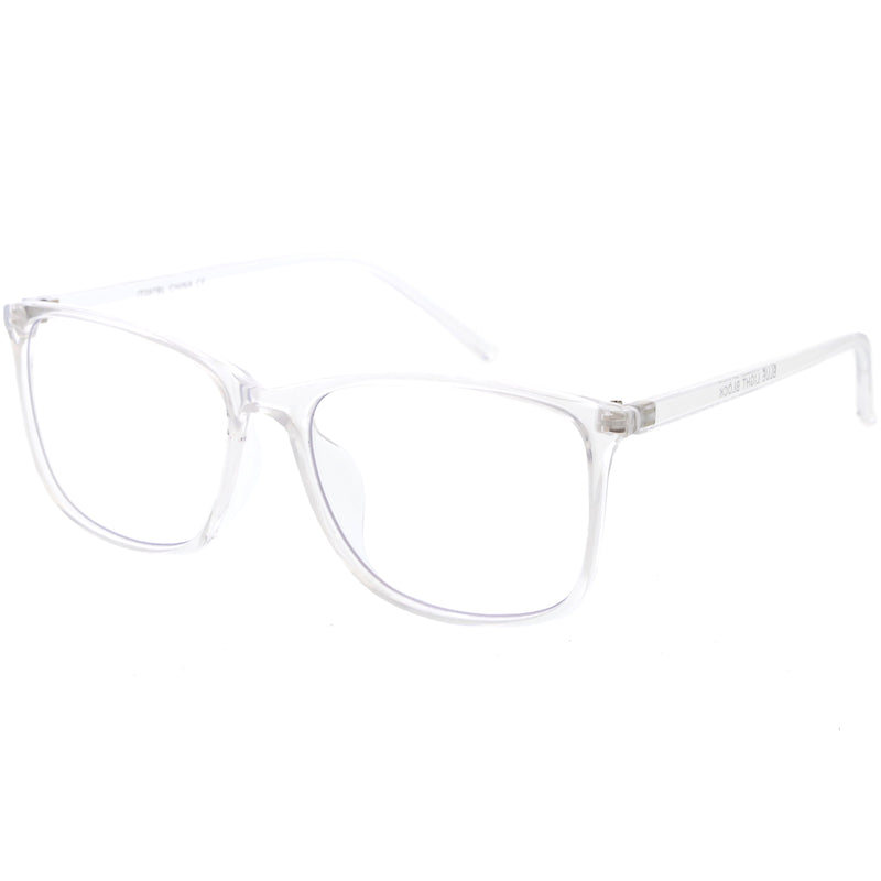 Gafas de ordenador antifatiga ocular cuadradas con luz azul retro D282
