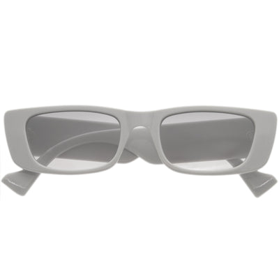Retro Colored Pastel Wide Chunky Square Sunglasses D295