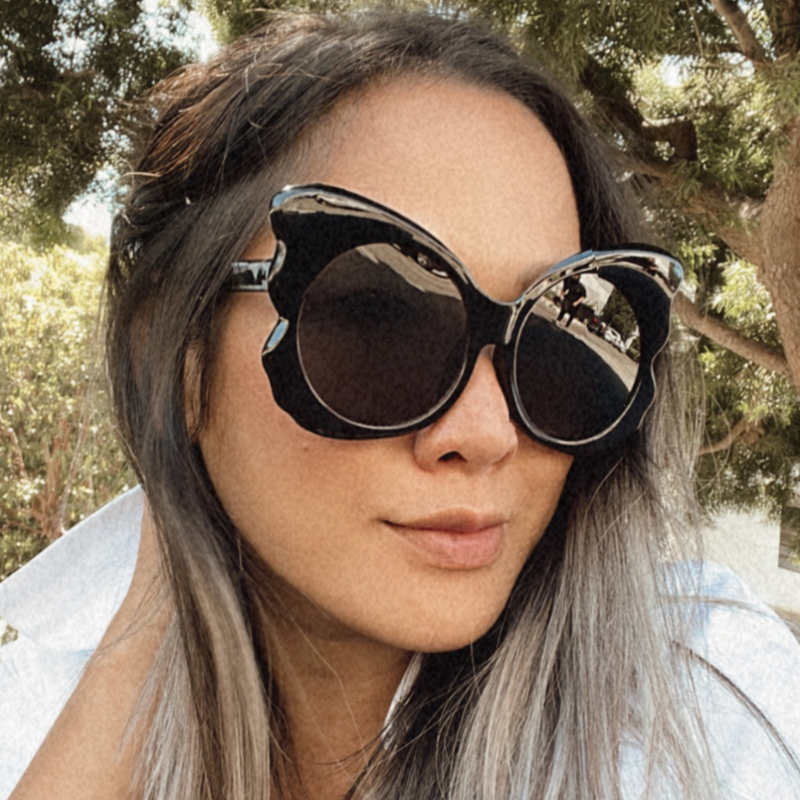 Gafas de sol de mariposa extragrandes de inspiración bohemia retro chic D312