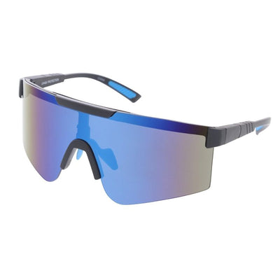 Gafas de sol ajustables con brazo deportivo y escudo D332