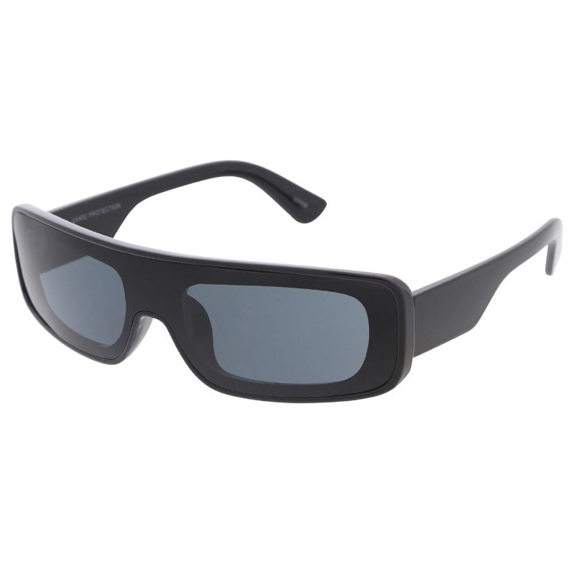 ミュージシャン CDLTOKYO sunglasses type3 Futuristic Wrap Around Rectangle Shield Sunglasses D318 - zeroUV