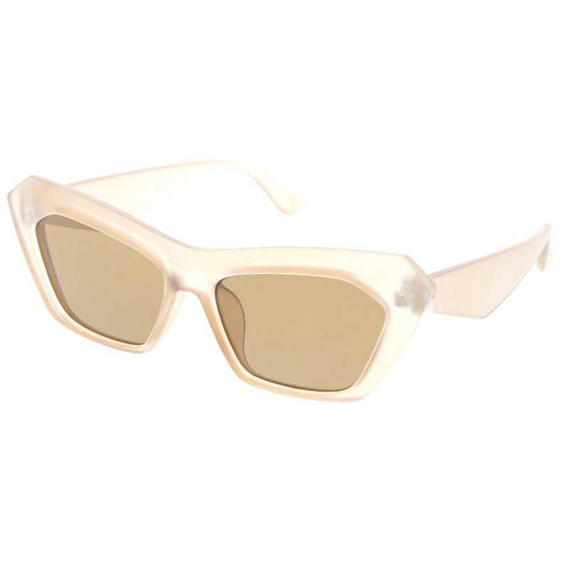 Thich Frame Geometric Cateye Sunglasses D321