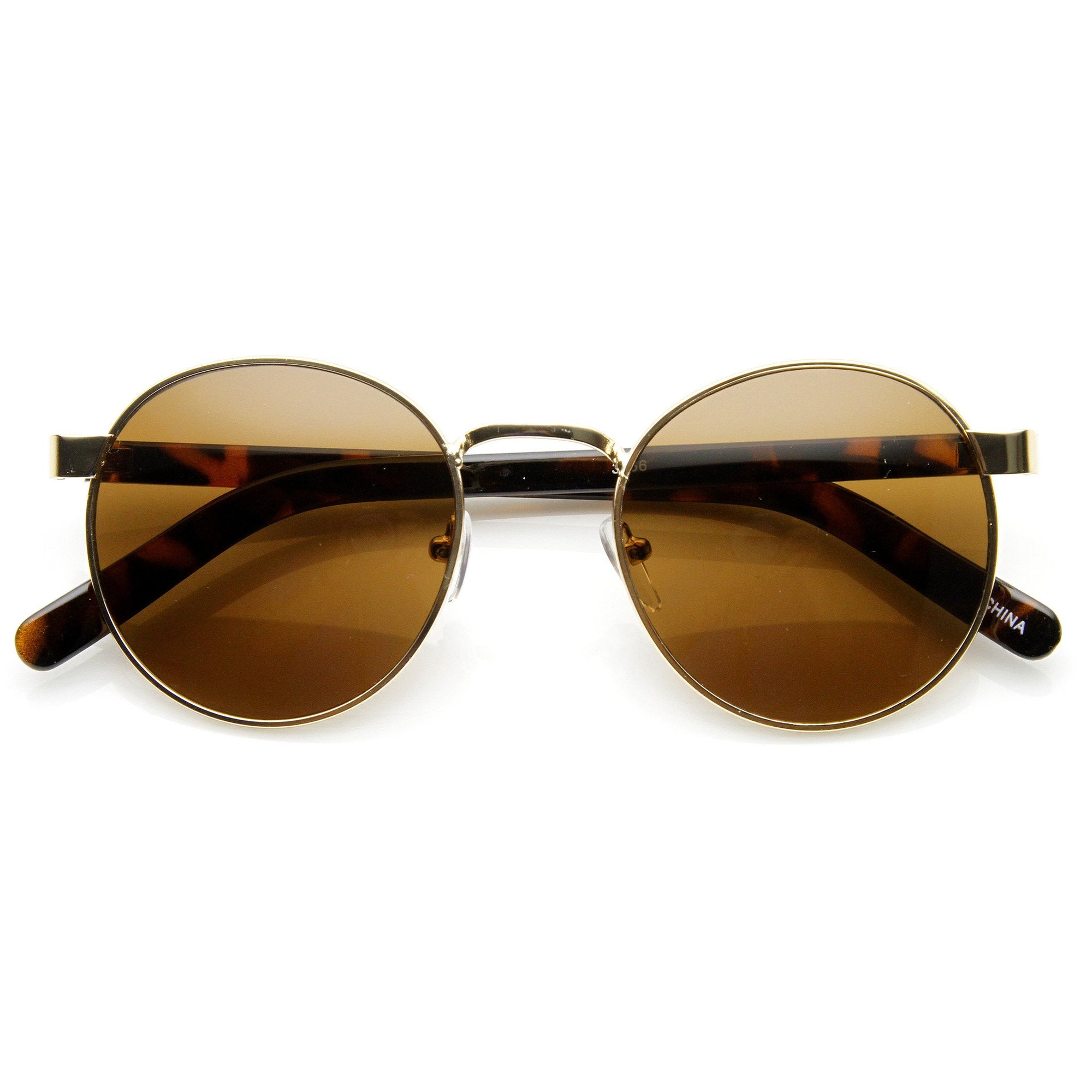Vintage Inspired Dapper Round P3 Spectacle Sunglasses Zerouv