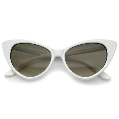 Gafas de sol estilo ojo de gato vintage puntiagudas con punta caliente a la moda para mujer 8371
