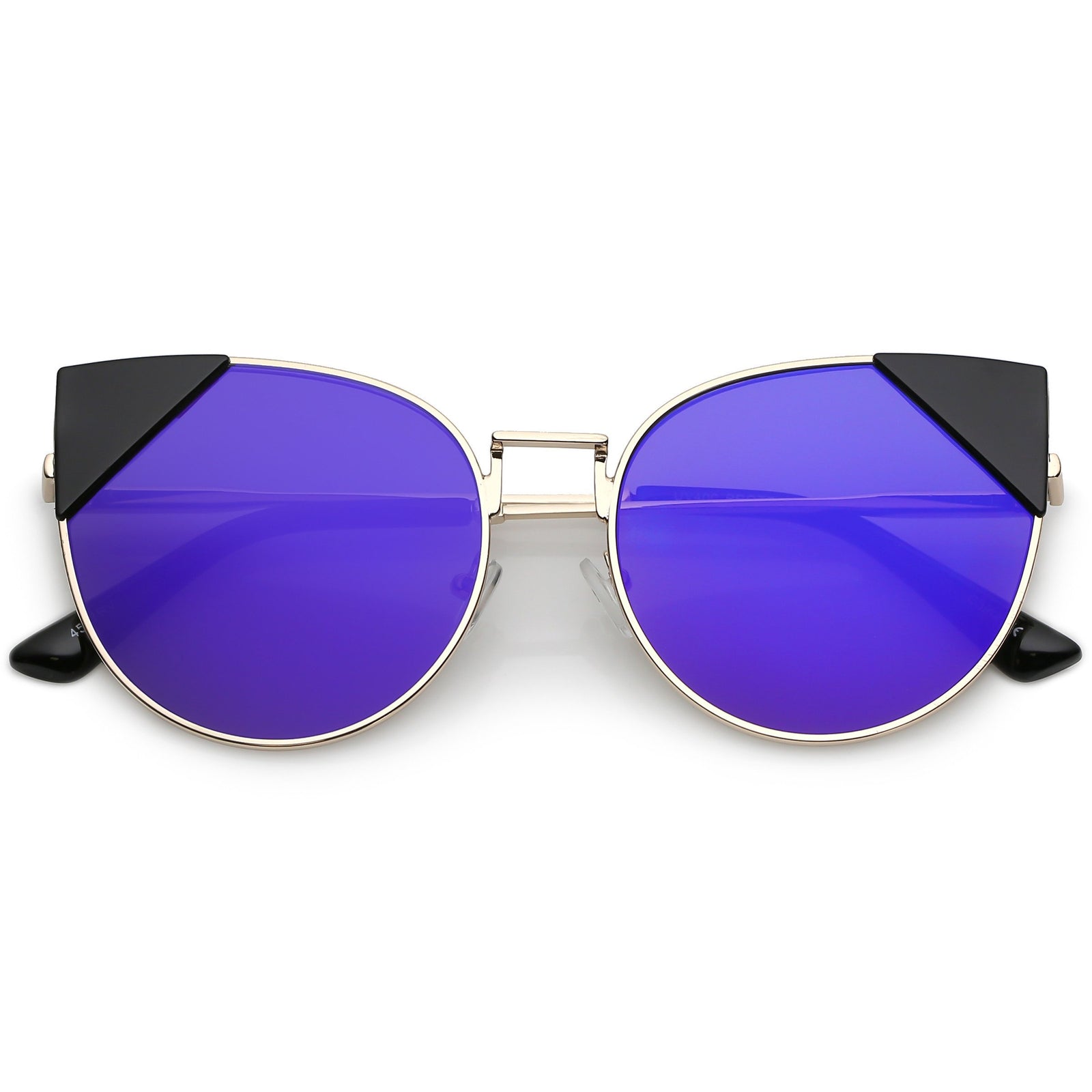 Black Gold Blue Mirror