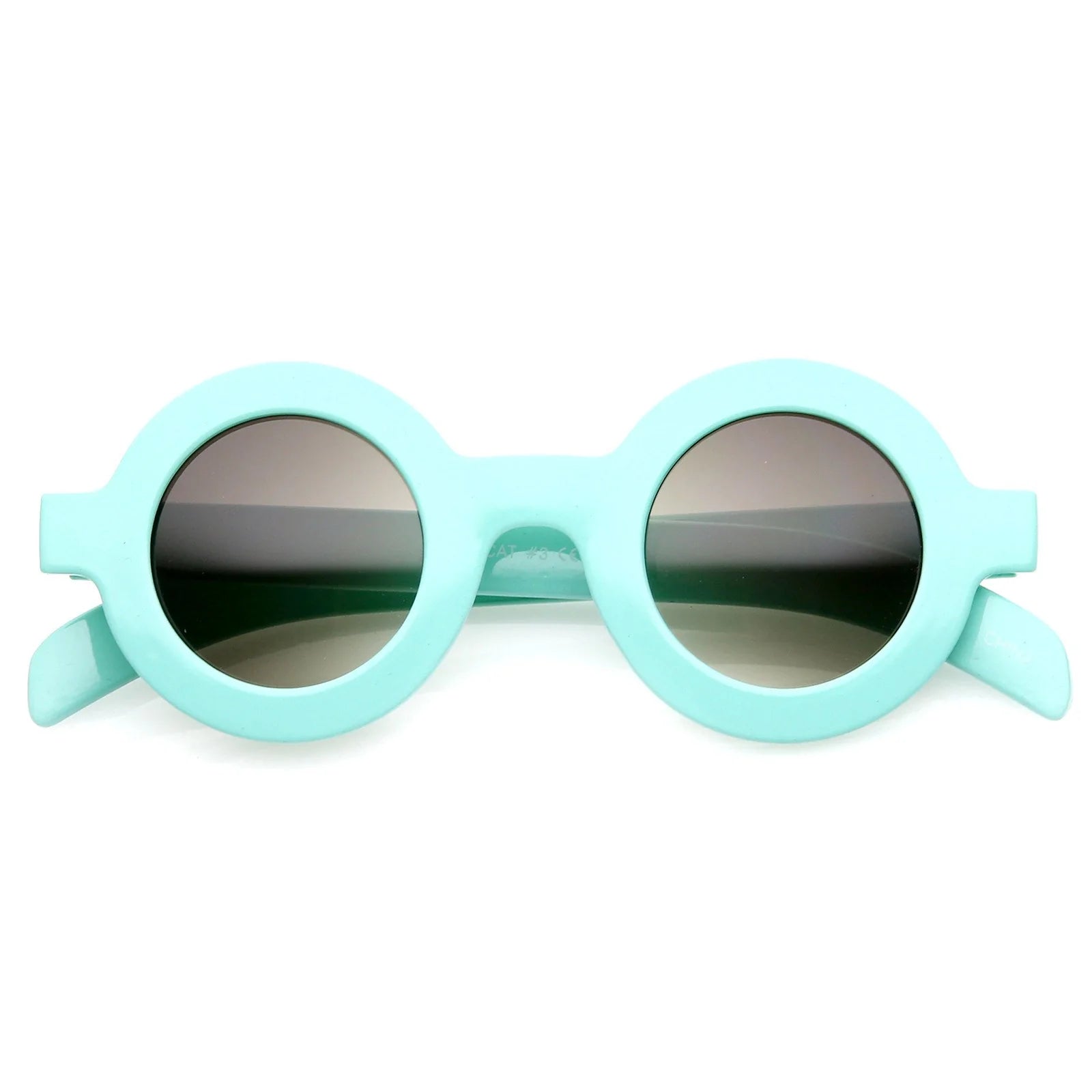 Round sunglasses thick frame cheap