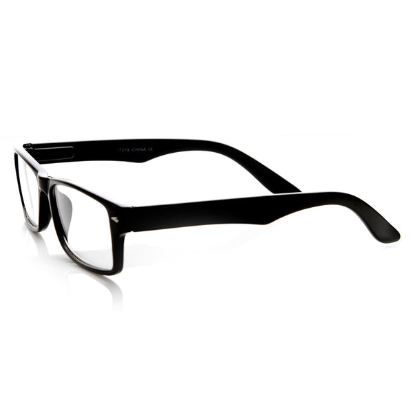 New Optical Rx Quality Frame Clear Lens Glasses Zerouv 