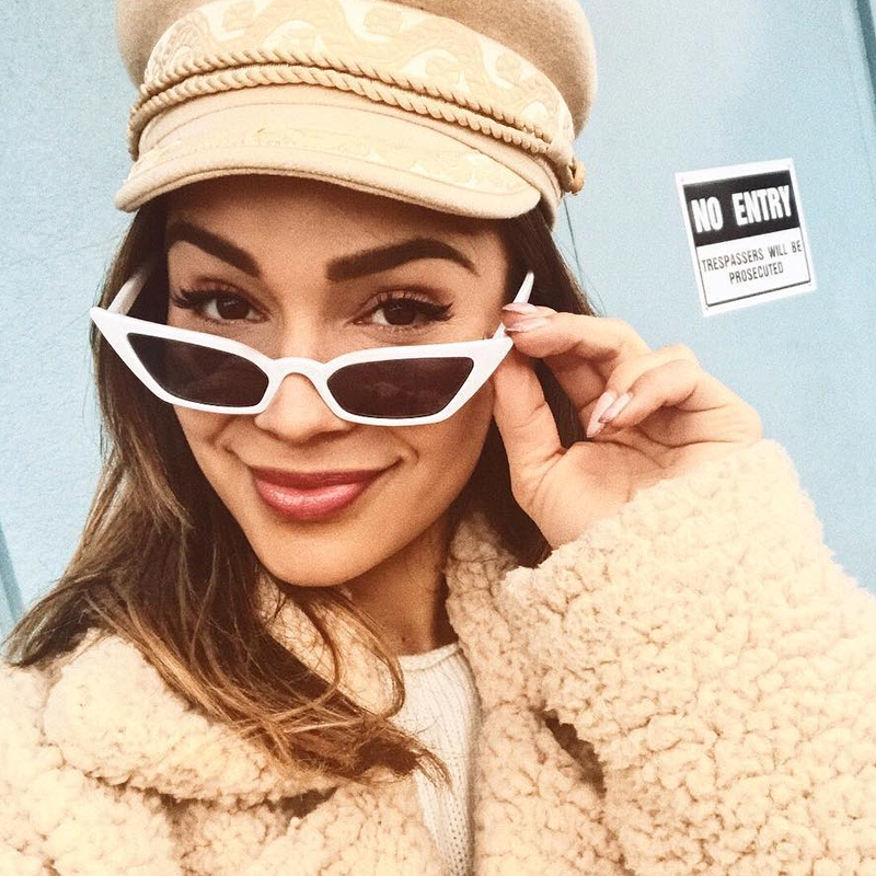Gafas De Sol Vintage De Ojos De Gato Puntiagudas De Los Años
