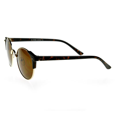Steampunk Dapper Vintage gafas de sol de aviador redondas puntiagudas 8765