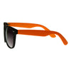 Gafas de sol retro con borde de cuernos de 2 tonos en color neón 2793