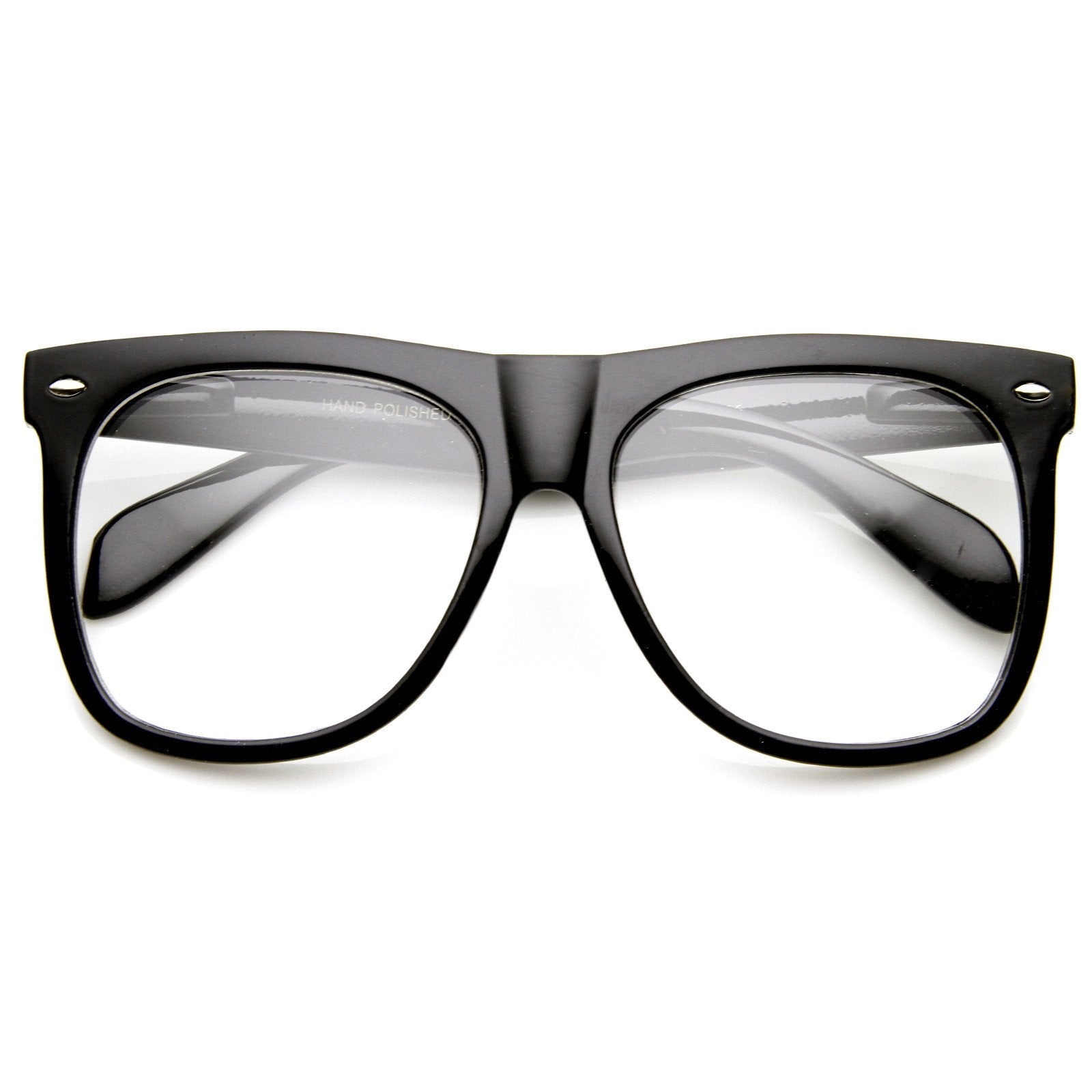 Black Glasses Retro Nerd Glasses Clear Lens Clear Glasses For Men