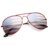 Fiesta Día de la Independencia Bandera de EE. UU. Gafas de sol de aviador 8954