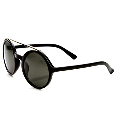 Gafas de sol de moda Steampunk con círculo redondo de moda retro 8935