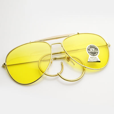 Discover 149+ vintage yellow lens sunglasses
