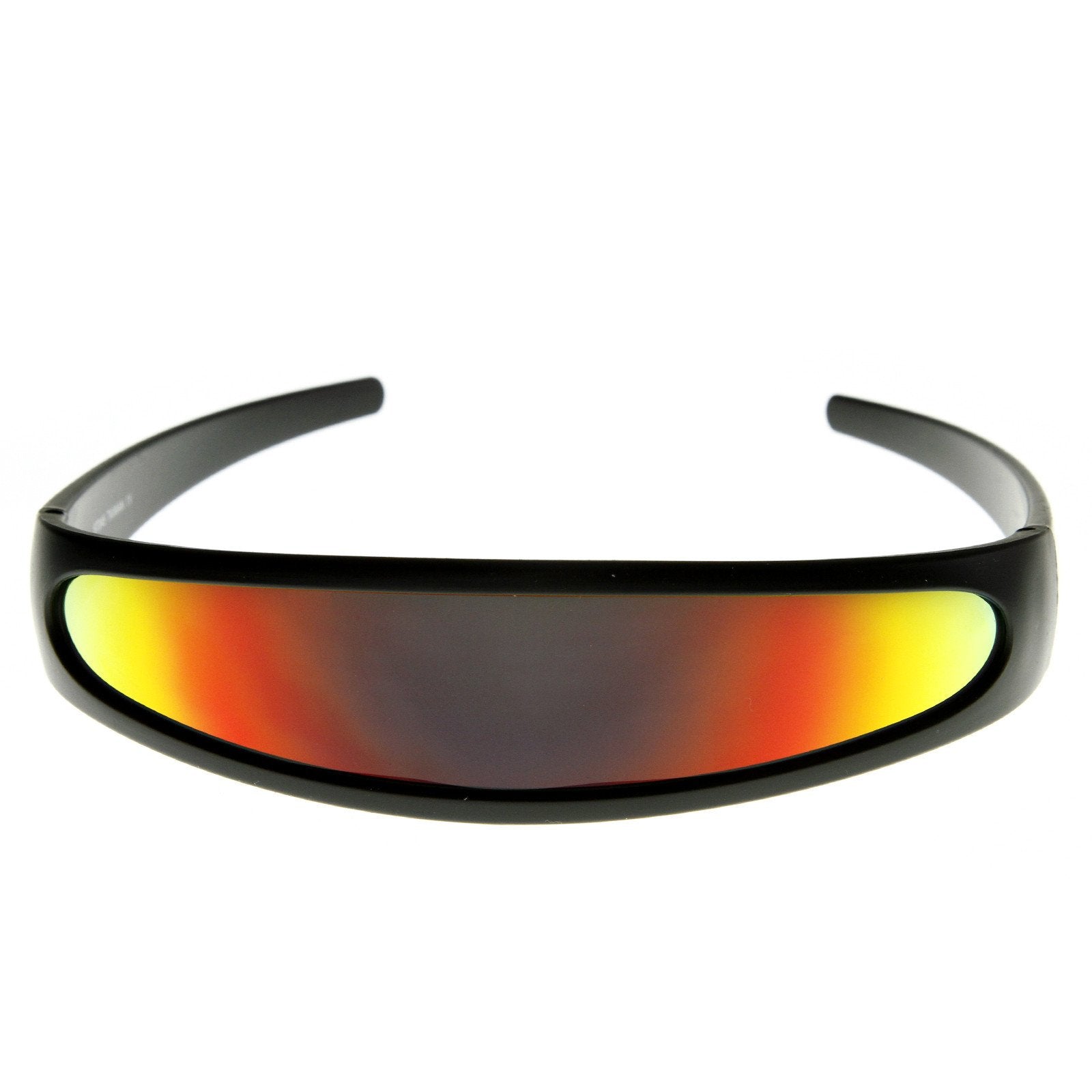 Retro Futuristic 1980's Wrap Around Space Sunglasses - zeroUV
