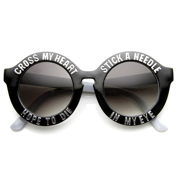 Cross My Heart Hope To Die Womens Swag Sunglasses - zeroUV