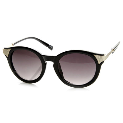 Gafas de sol estilo ojo de gato para mujer, estilo retro, P3, círculo redondo, moda, 8986