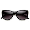 Diseñador de gran tamaño para mujer ojo de gato gafas de sol de moda 8994